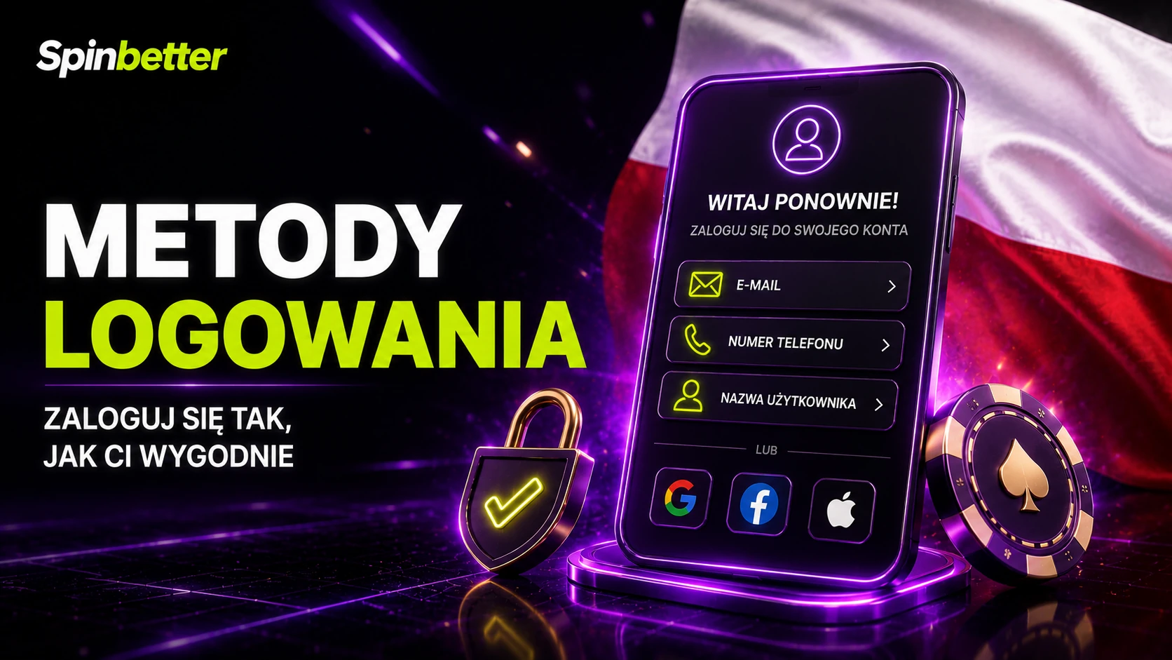 SpinBetter logowanie w pięciu krokach